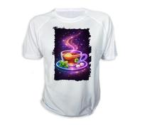 MERCHANDMANIA Camiseta A3 te Astral Galaxia astrologia magico Magia Colores Arcoiris Tshirt