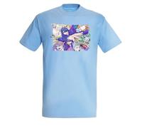 MERCHANDMANIA Camiseta Azul Cielo Marriagetoxin Serie Dibujos Manga Arte femboy Gay Claro Moda Verano Tshirt