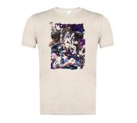 MERCHANDMANIA Camiseta Blanco Natural con Imagen a Todo Color Anime Mato Seihei no Slave Esclavo Guerrero Bestia Moda Verano Tshirt