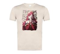 MERCHANDMANIA Camiseta Blanco Natural con Imagen a Todo Color Higeki no Genkyou to Naru Segunda Temporada Moda Verano Tshirt