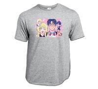 MERCHANDMANIA Camiseta Gris Mezcla Marriagetoxin Serie Anime Mafia femboy Novios Gay Claro Moda Verano Tshirt