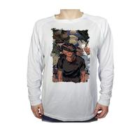 MERCHANDMANIA Camiseta Manga Larga A3 Anime re Zero Subaru Muerte Serie Dibujos Tshirt