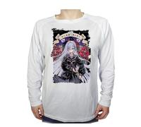 MERCHANDMANIA Camiseta Manga Larga A3 Anime Serie Shibou Yuugi sirvienta Maid asesinatos Tshirt