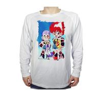 MERCHANDMANIA Camiseta Manga Larga A3 Bola de Dan Serie Animada niños Antigua Anime Tshirt