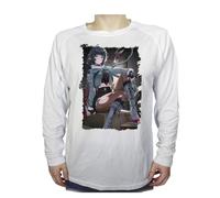 MERCHANDMANIA Camiseta Manga Larga A3 Juego Anime RPG Personaje zenless Zone Zero Jane Doe Tshirt