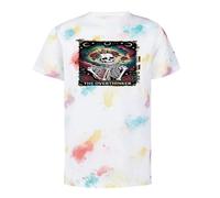MERCHANDMANIA Camiseta Marcas Colores Carta Tarot Graciosa Meme Pensador filosofo preocupacion Tshirt