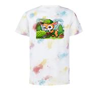 MERCHANDMANIA CAMISETA MARCAS COLORES ciervo jardinero animal profesion plantas tshirt