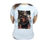 MERCHANDMANIA Camiseta Mujer A3 Anime re Zero Subaru Muerte Serie Dibujos Woman Tshirt
