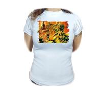 MERCHANDMANIA Camiseta Mujer Fist of The North Star seriehokuto no Ken Anime Woman Tshirt