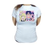 MERCHANDMANIA Camiseta Mujer Marriagetoxin Serie Anime Mafia femboy Novios Gay Woman Tshirt
