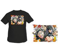 MERCHANDMANIA Camiseta Negra Black Clover Tshirt
