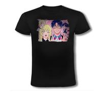 MERCHANDMANIA Camiseta Negra Marriagetoxin Serie Anime Mafia femboy Novios Gay Moda Verano Tshirt