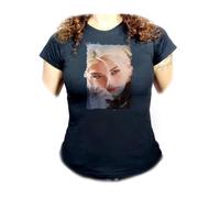MERCHANDMANIA Camiseta Negra Mujer Kids Grupo Coreano Cantante Felix Lee Oferta Tshirt