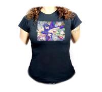 MERCHANDMANIA Camiseta Negra Mujer Marriagetoxin Serie Dibujos Manga Arte femboy Gay Oferta Tshirt