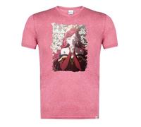 MERCHANDMANIA Camiseta Roja Mezcla Higeki no Genkyou to Naru Segunda Temporada Claro Moda Verano Tshirt