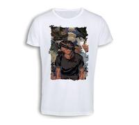 MERCHANDMANIA Camiseta Tacto algodón A3 Anime re Zero Subaru Muerte Serie Dibujos Cotton Touch Tshirt