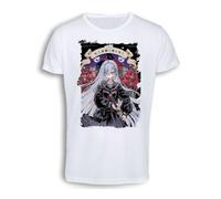 MERCHANDMANIA Camiseta Tacto algodón A3 Anime Serie Shibou Yuugi sirvienta Maid asesinatos Cotton Touch Tshirt