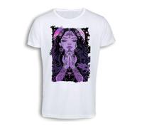 MERCHANDMANIA Camiseta Tacto algodón A3 astrologia Tarot Bruja simbolos arcanos Magia Cotton Touch Tshirt