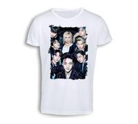 MERCHANDMANIA Camiseta Tacto algodón A3 Kids Grupo Coreano The Little Things Cotton Touch Tshirt