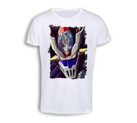 MERCHANDMANIA Camiseta Tacto ALGODÓN A3 Mazinger Z Serie Dibujos Anime Retro Antigua Robots Cotton Touch Tshirt