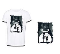 MERCHANDMANIA Camiseta Tacto ALGODÓN A3 MI Vecino Totoro Cotton Touch Tshirt