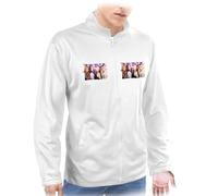 MERCHANDMANIA Chaqueta técnica con 2 impresiones cantantes chicas How You Like That grupo 2 logos jacket