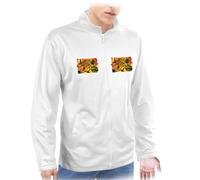 MERCHANDMANIA Chaqueta técnica con 2 impresiones fist of the north star seriehokuto no ken anime 2 logos jacket