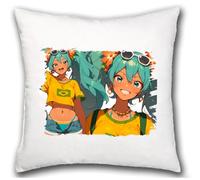 MERCHANDMANIA COJIN Brazilian Miku brasileña Vocaloid Hatsune hogar Comodo cussion