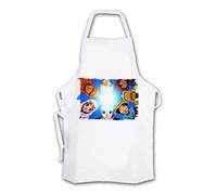 MERCHANDMANIA DELANTAL Alabasta, Nefertari Vivi, piratas, mugiwara, desierto, mar cocina kitchen apron.