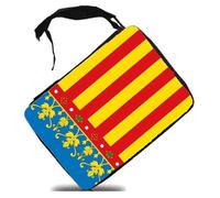 MERCHANDMANIA Estuche Bandera de Valencia españa Comunidad autonoma Scholar Case