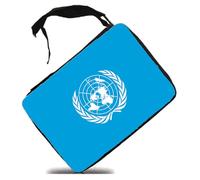MERCHANDMANIA Estuche Bandera Naciones Unidas Pais Gobierno Mundial Scholar Case