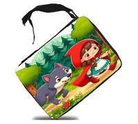 MERCHANDMANIA Estuche Caperucita roja y el Lobo Cuento niños Infantil Scholar Case
