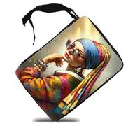 MERCHANDMANIA Estuche Cuadro Arte ja Joven de la Perla Moderna Gafas Woke Scholar Case