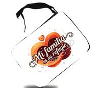 MERCHANDMANIA Estuche Frase Bonita Familia Refugio Proteccion Familiar Scholar Case