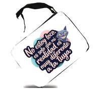 MERCHANDMANIA Estuche Frase Graciosa no Estoy Loco Loca Mente Realidad Scholar Case
