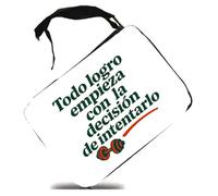 MERCHANDMANIA Estuche Frase motivadora Gimnasio Logro Decision Gym motivacion Scholar Case
