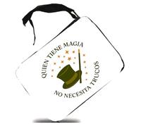 MERCHANDMANIA Estuche Frase motivadora Magia Trucos Amistad Verdad autentica Scholar Case