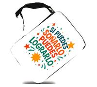 MERCHANDMANIA Estuche Frase motivadora soñar Logro motivacion Esfuerzo Scholar Case