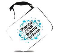 MERCHANDMANIA Estuche Frase motivadora sueños Futuro Esfuerzo Lucha Scholar Case