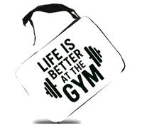 MERCHANDMANIA Estuche Life is Better at Gym la Vida es Mejor en el Gimnasio Scholar Case