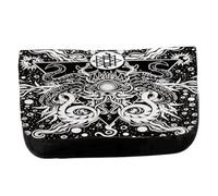 MERCHANDMANIA Estuche Neceser DE Lona azathoth HP Lovecraft Pesadilla la Llamada de cthulthu Unisex Negro Monedero Billetera
