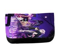 MERCHANDMANIA Estuche Neceser de Lona Call of The Night Temporada 2 Anime Romance Unisex Negro Bolsa Aseo Multiusos