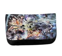 MERCHANDMANIA Estuche Neceser DE Lona Date a Live Saga Temporada 5 Serie Anime Unisex Negro Monedero Billetera