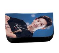 MERCHANDMANIA Estuche Neceser DE Lona Exo Personaje KPOP Cantante 2025 Chanyeol Unisex Negro Bolsa Aseo Multiusos
