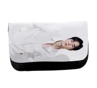 MERCHANDMANIA Estuche Neceser DE Lona Exo Personaje KPOP Cantante 2025 Suho Unisex Negro Bolsa Aseo Multiusos