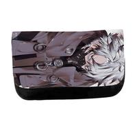 MERCHANDMANIA Estuche Neceser de Lona gahiakuta rudo Mascara Mask Lucha Serie Dibujos Unisex Negro Bolsa Aseo Multiusos