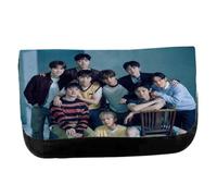 Merchandmanía Estuche Neceser de Lona Grupo Gira Mundial Cantantes Crown Unisex Negro Bolsa Aseo Multiusos