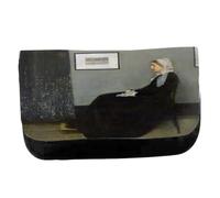 MERCHANDMANIA Estuche Neceser de Lona James Abbott McNeill Whistler, Arreglo en Gris y Negro Unisex Negro Bolsa Aseo Multiusos