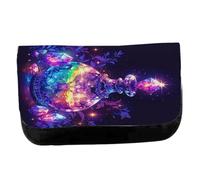 MERCHANDMANIA Estuche Neceser de Lona pocion Elixir tonico magico fantastico Mistico Colores Unisex Negro Bolsa Aseo Multiusos