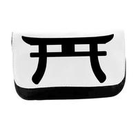 Merchandmanía Estuche Neceser de Lona Religion sintoista fe Puerta Kami espiritus Yokai Dioses Unisex Negro Bolsa Aseo Multiusos